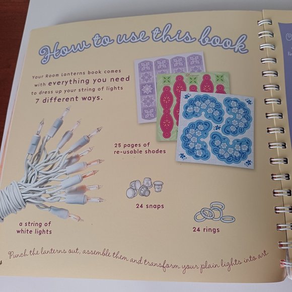 Vintage DIY Room Lanterns by KLUTZ from 2000's unpacked - Picture 4 of 10